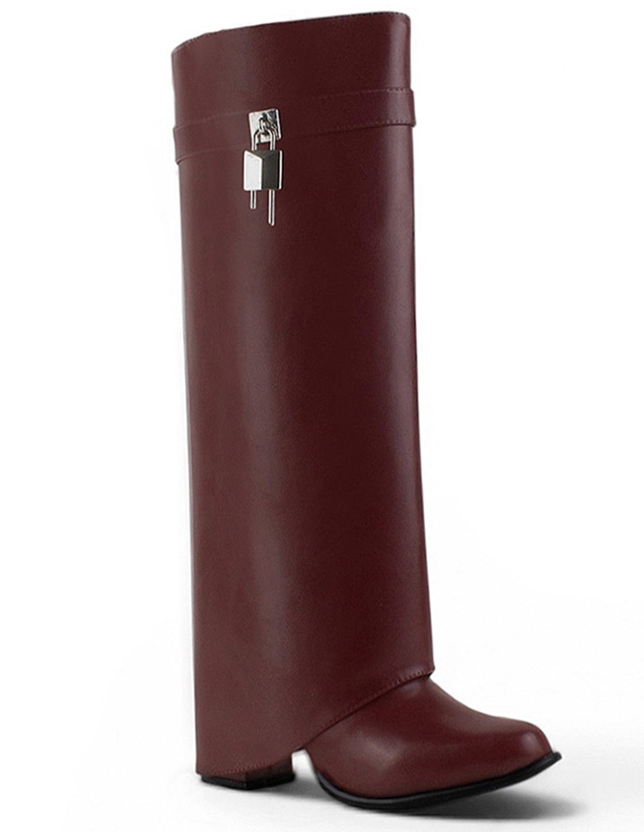 Bota abajo de la rodilla 2037-434-a de sintético para mujer 6