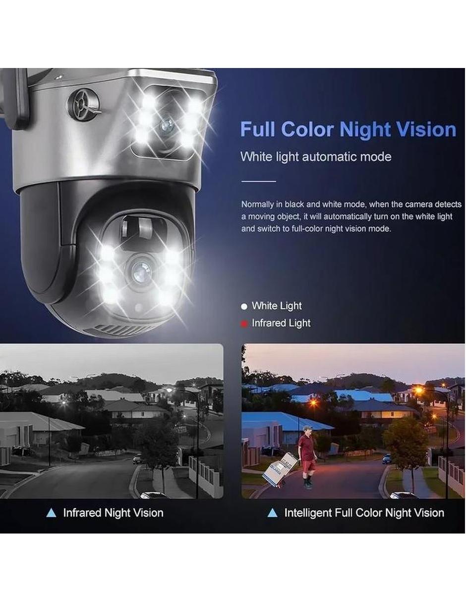 Cámara solar 4G de seguridad modelo capturesnap4g inalámbrica HD 360° para interior y exterior 3
