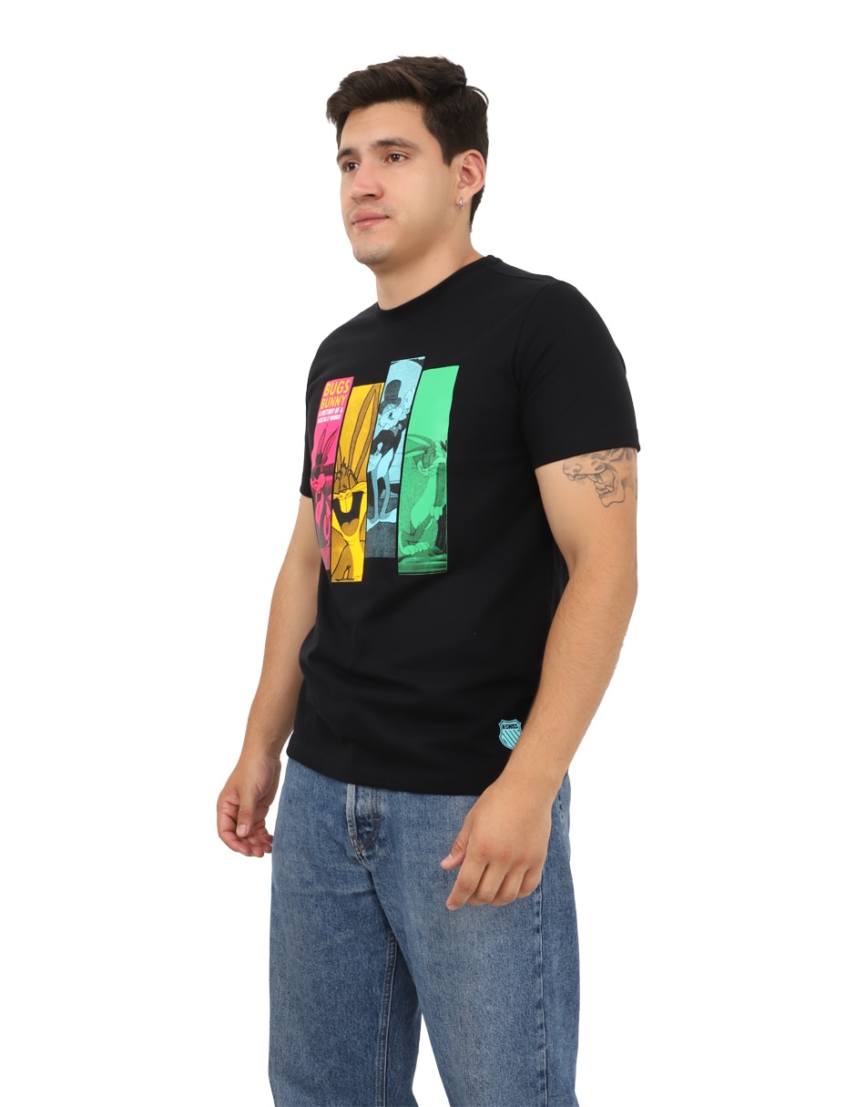 Playera k-swiss wab cuello redondo para hombre