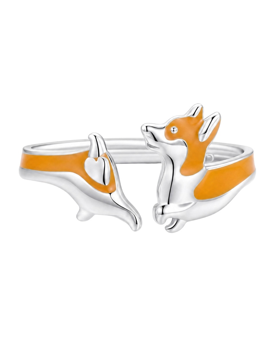 Anillo de perro Pets P 925 de plata pulido