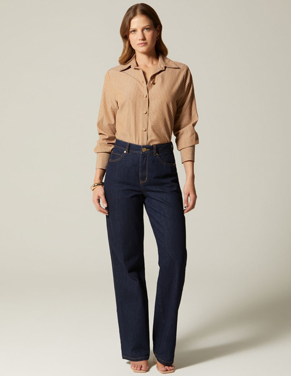 Blusa camisera manga larga para mujer 2