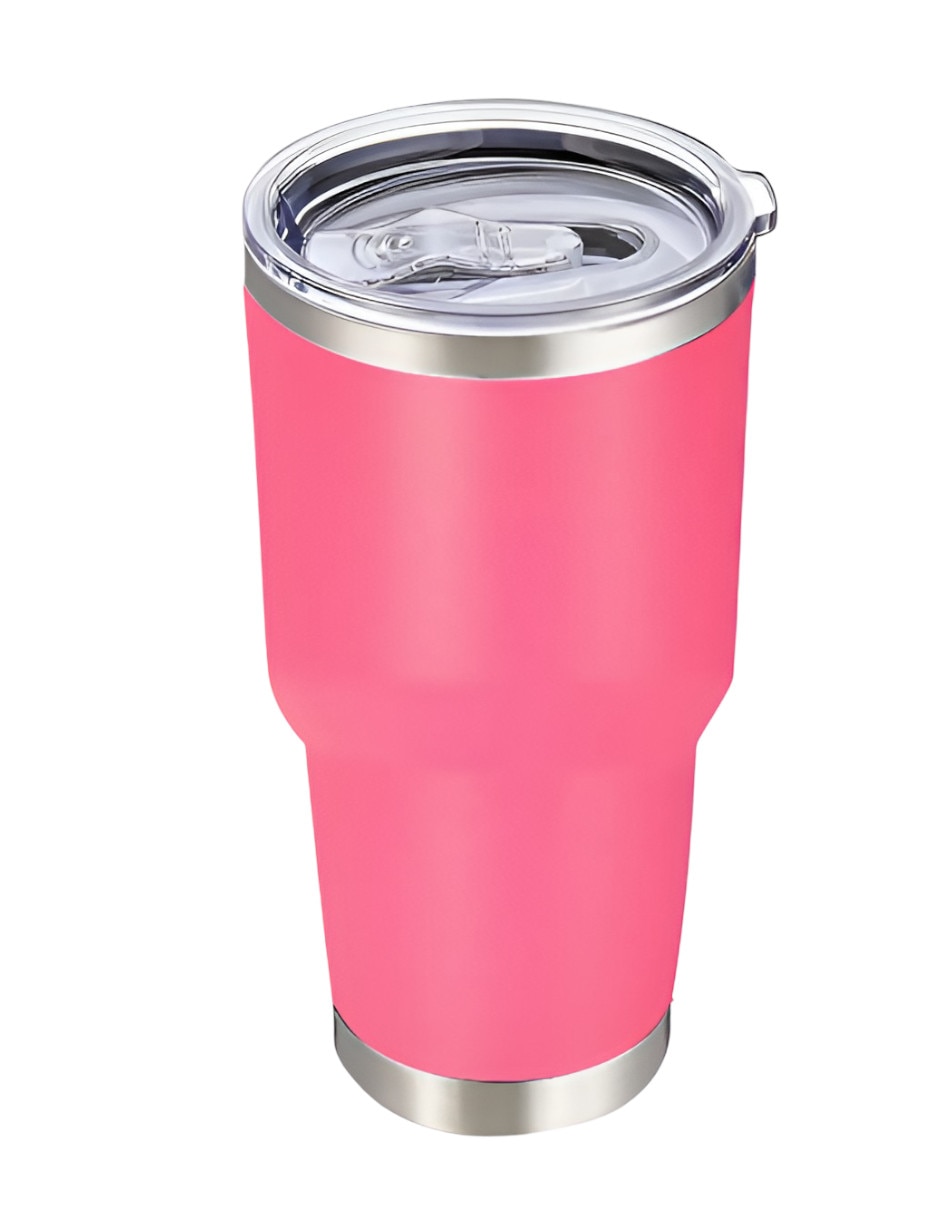 Vaso con tapa y popote de acero inoxidable 2