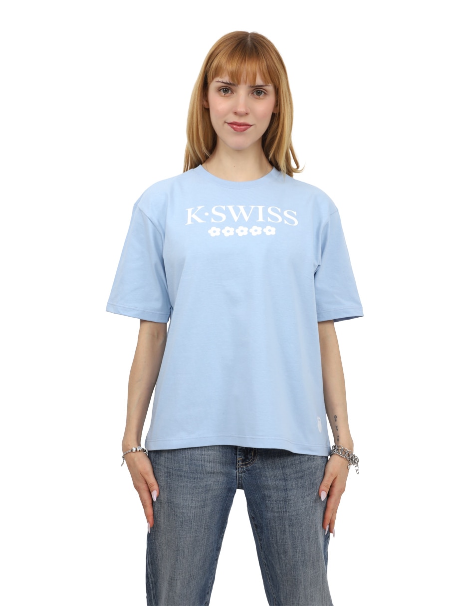 Playera manga corta Ivett cuello redondo para mujer 2