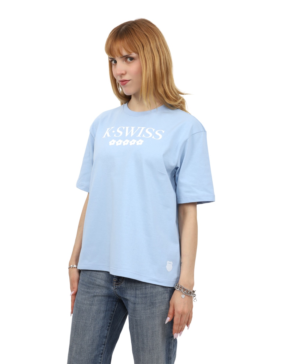 Playera manga corta Ivett cuello redondo para mujer 3