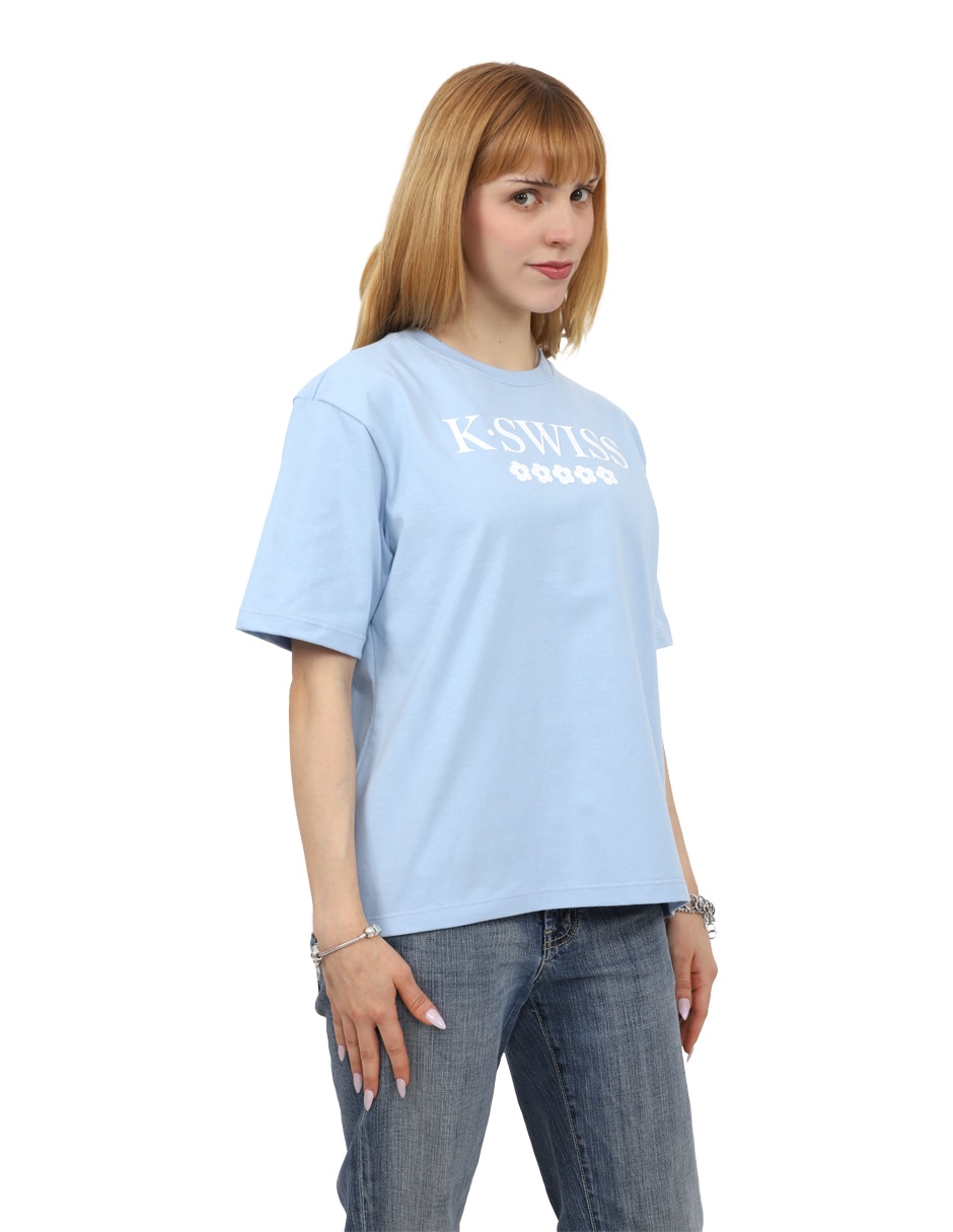 Playera manga corta Ivett cuello redondo para mujer 5