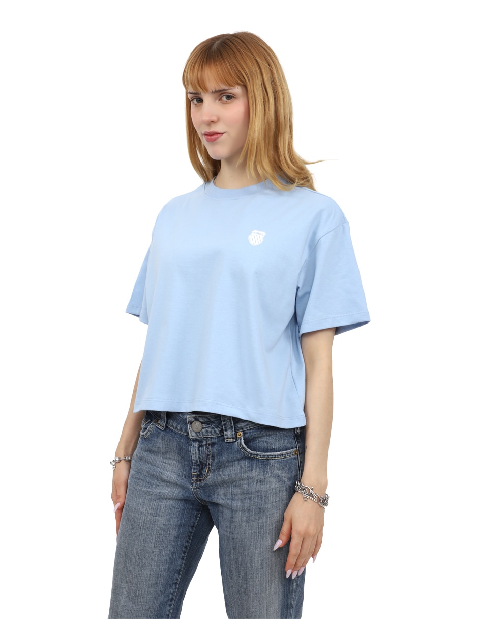 Playera manga corta K-Swiss Aisha cuello redondo para mujer