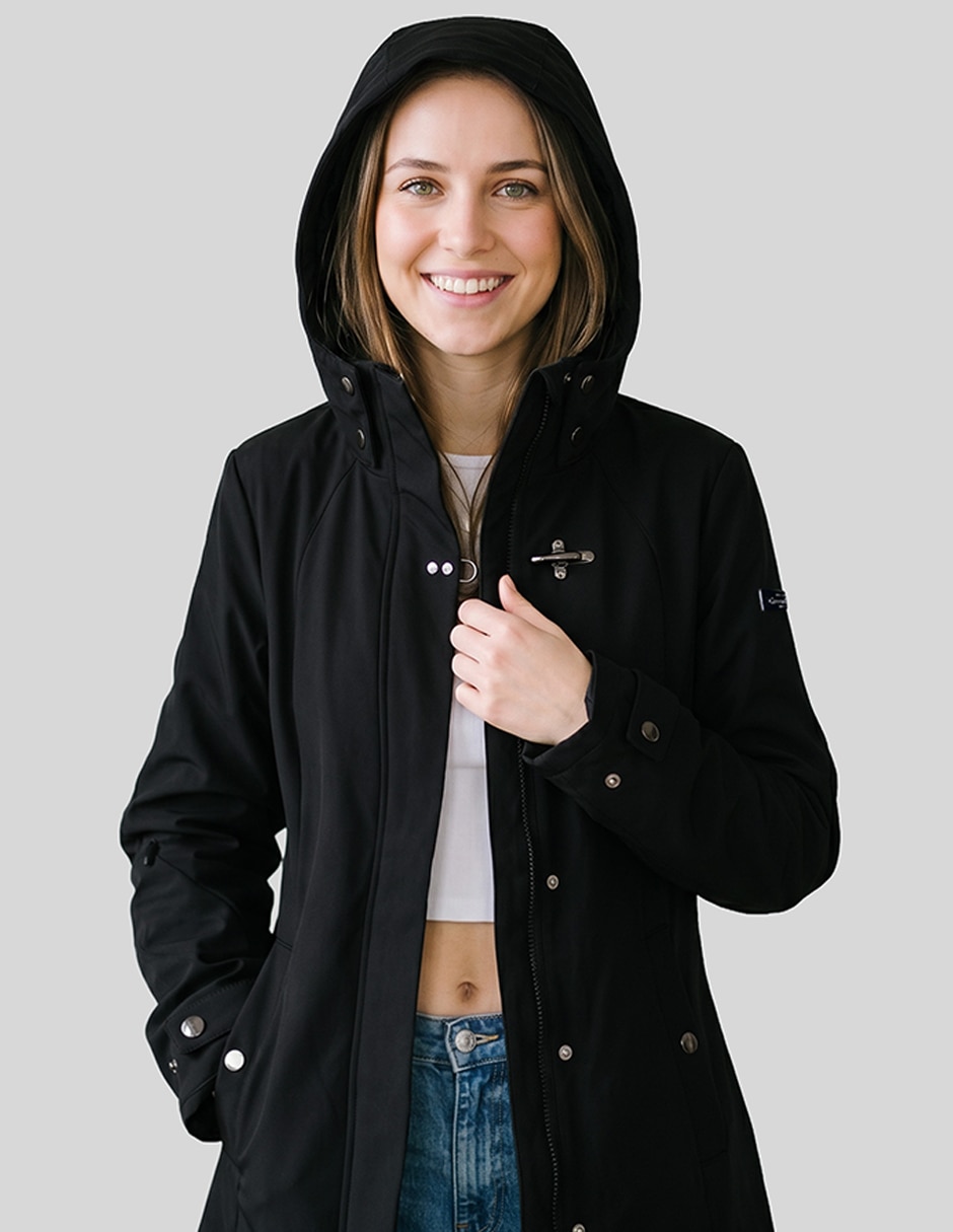 Chamarra parka parka no para mujer 2