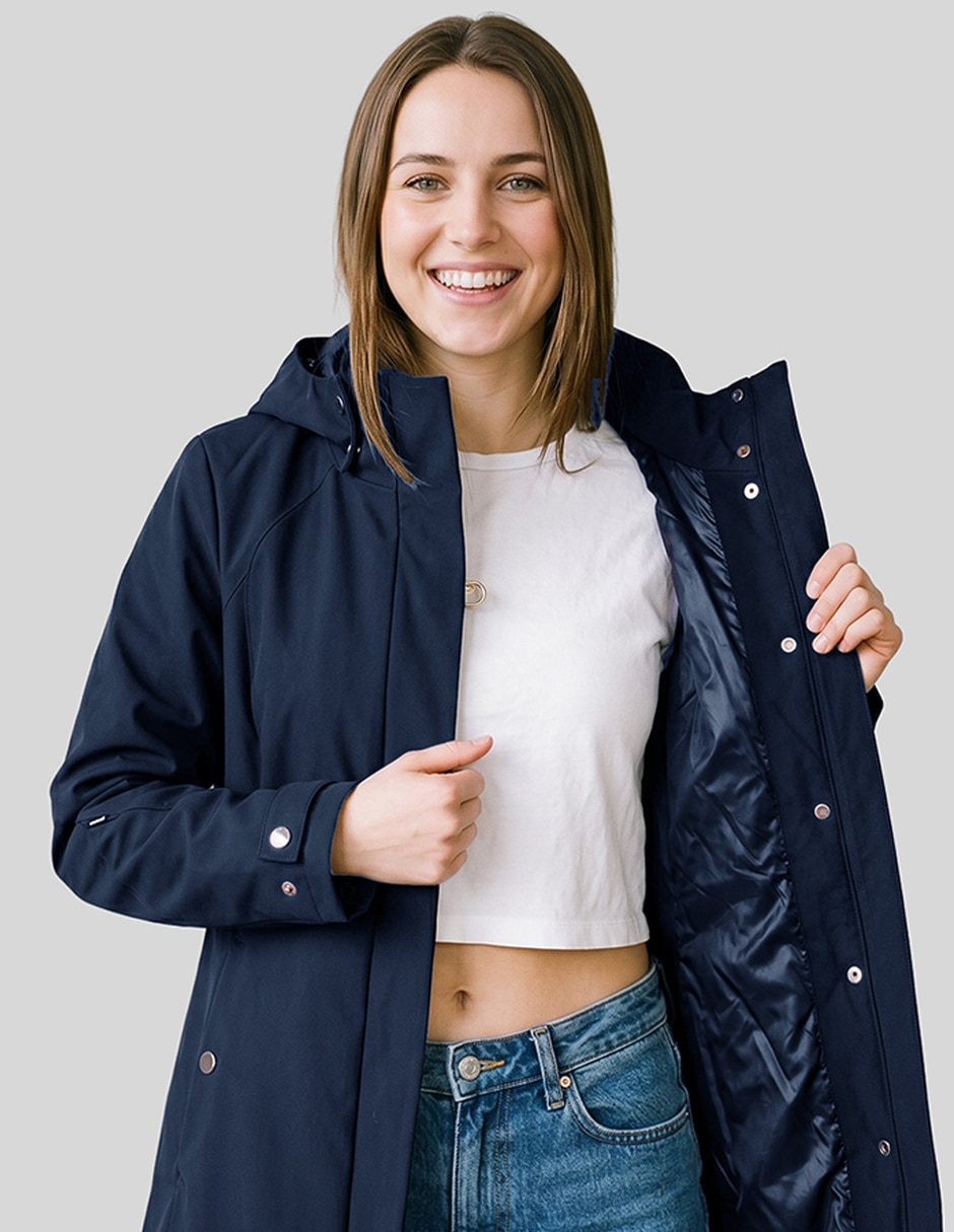 Chamarra parka parka no para mujer 6