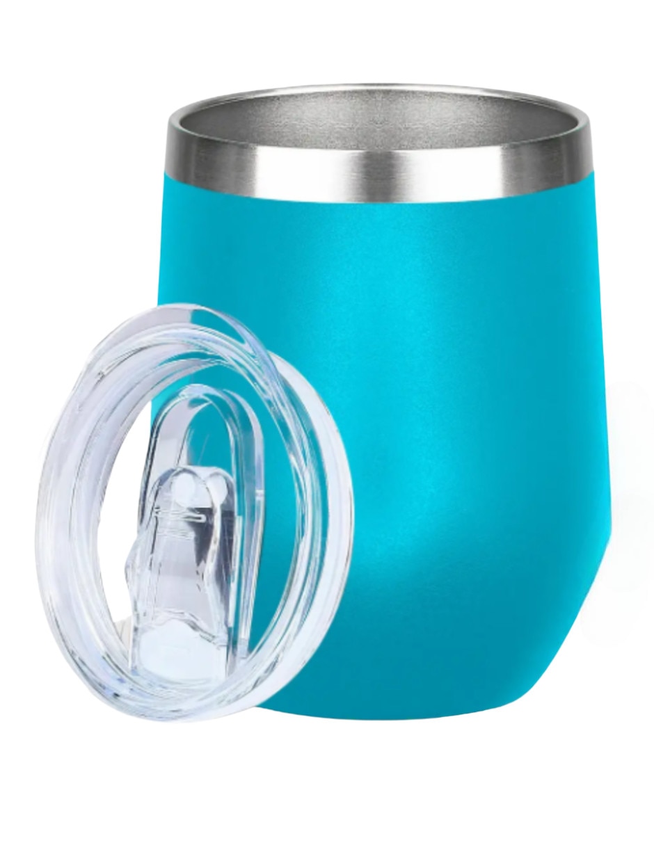 Vaso con tapa Xtellar de acero inoxidable