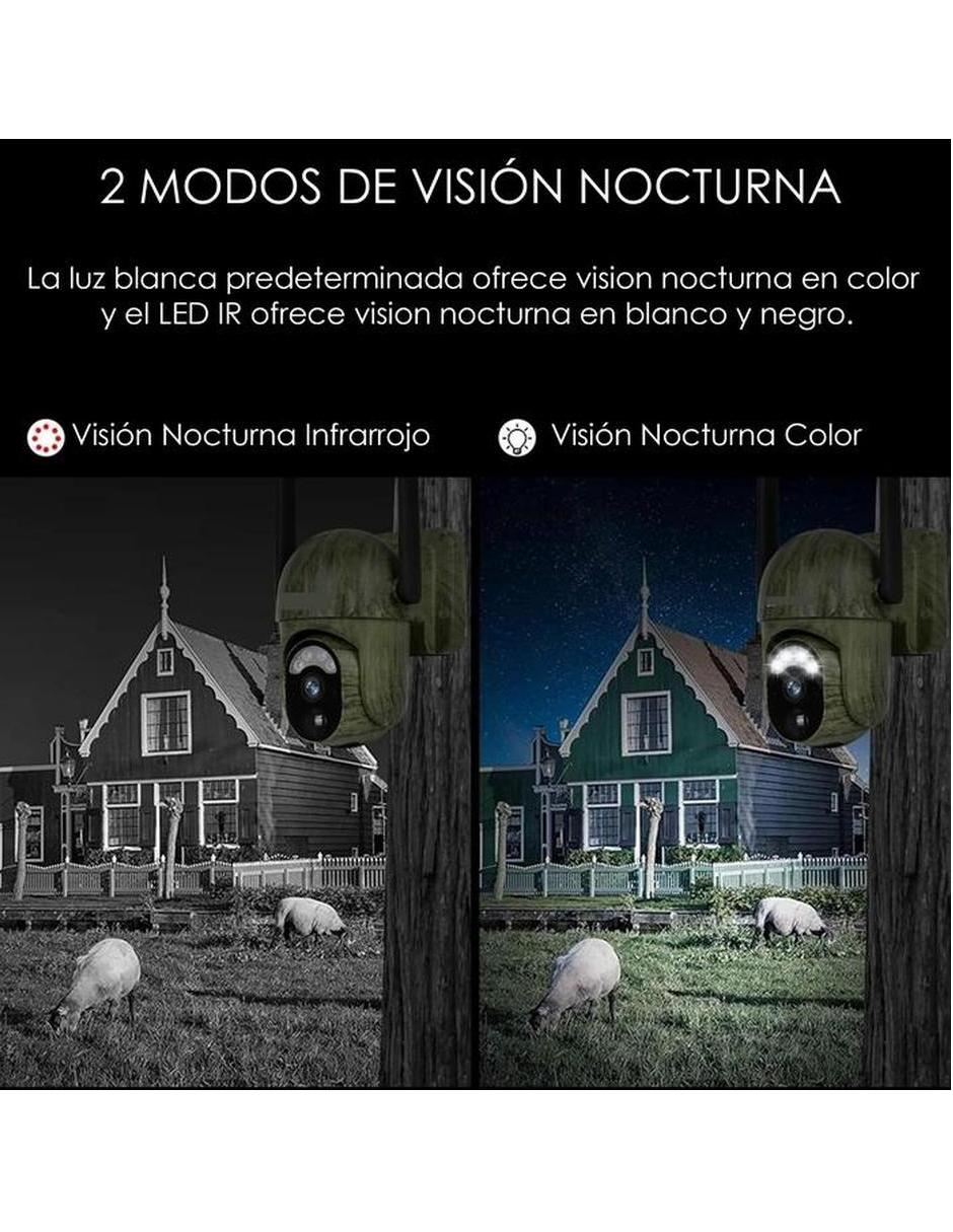 Cámara de seguridad Hotshot modelo tacticcam inalámbrica HD 360° para interior y exterior