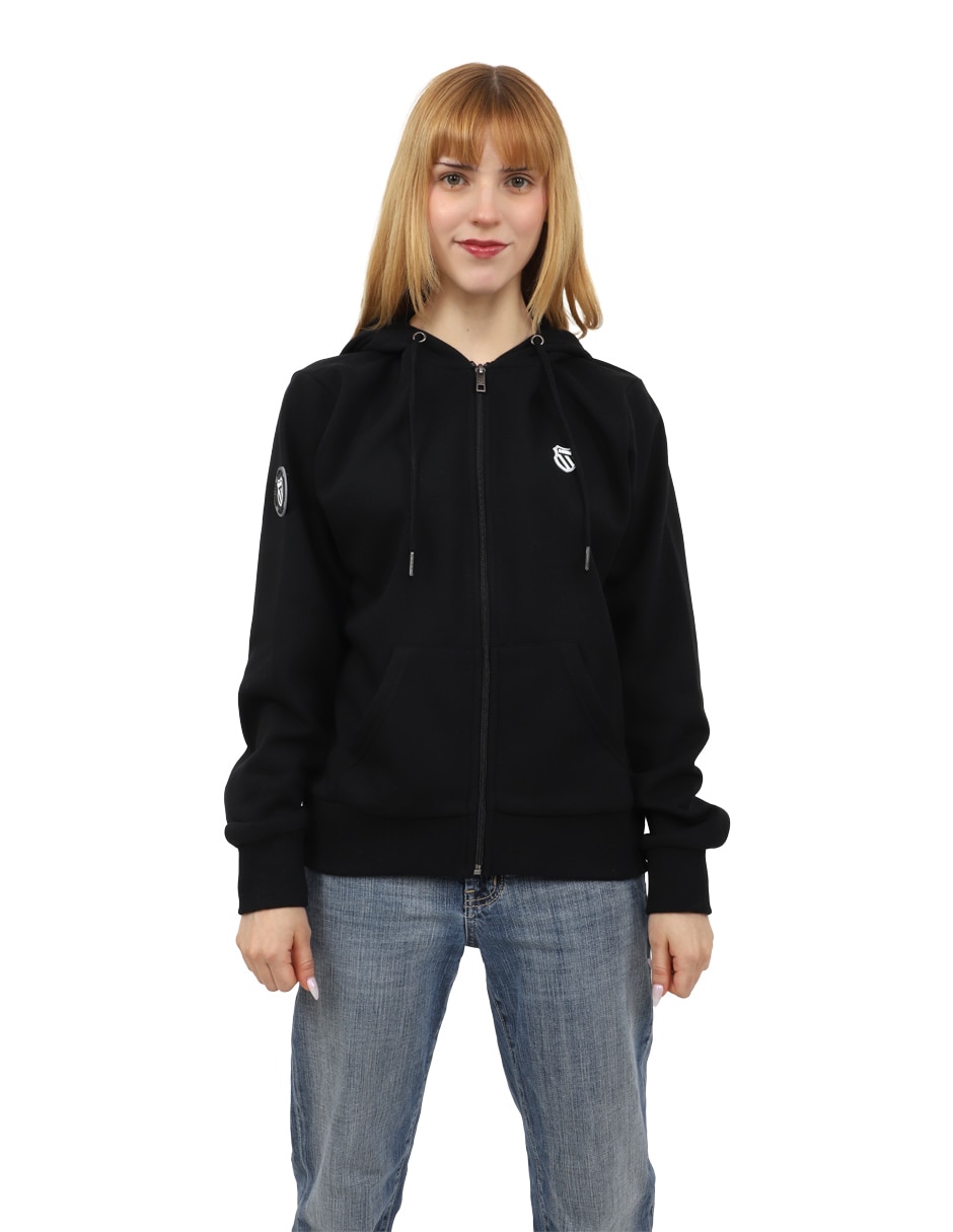 Sudadera con capucha y bolsa para mujer 2