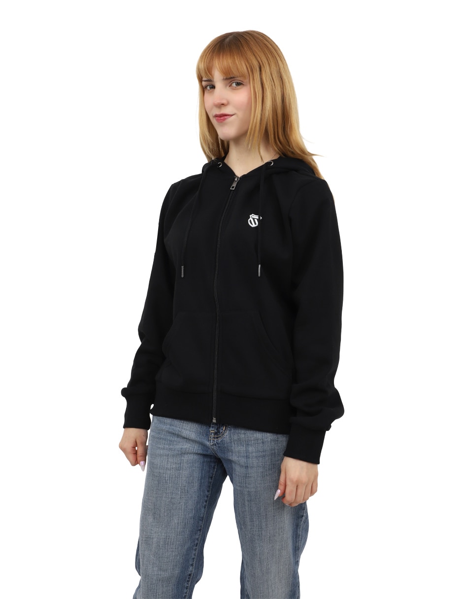 Sudadera con capucha y bolsa para mujer 3