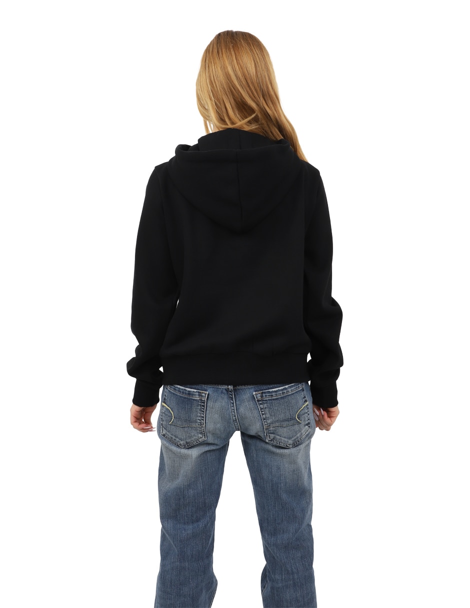 Sudadera con capucha y bolsa para mujer 4