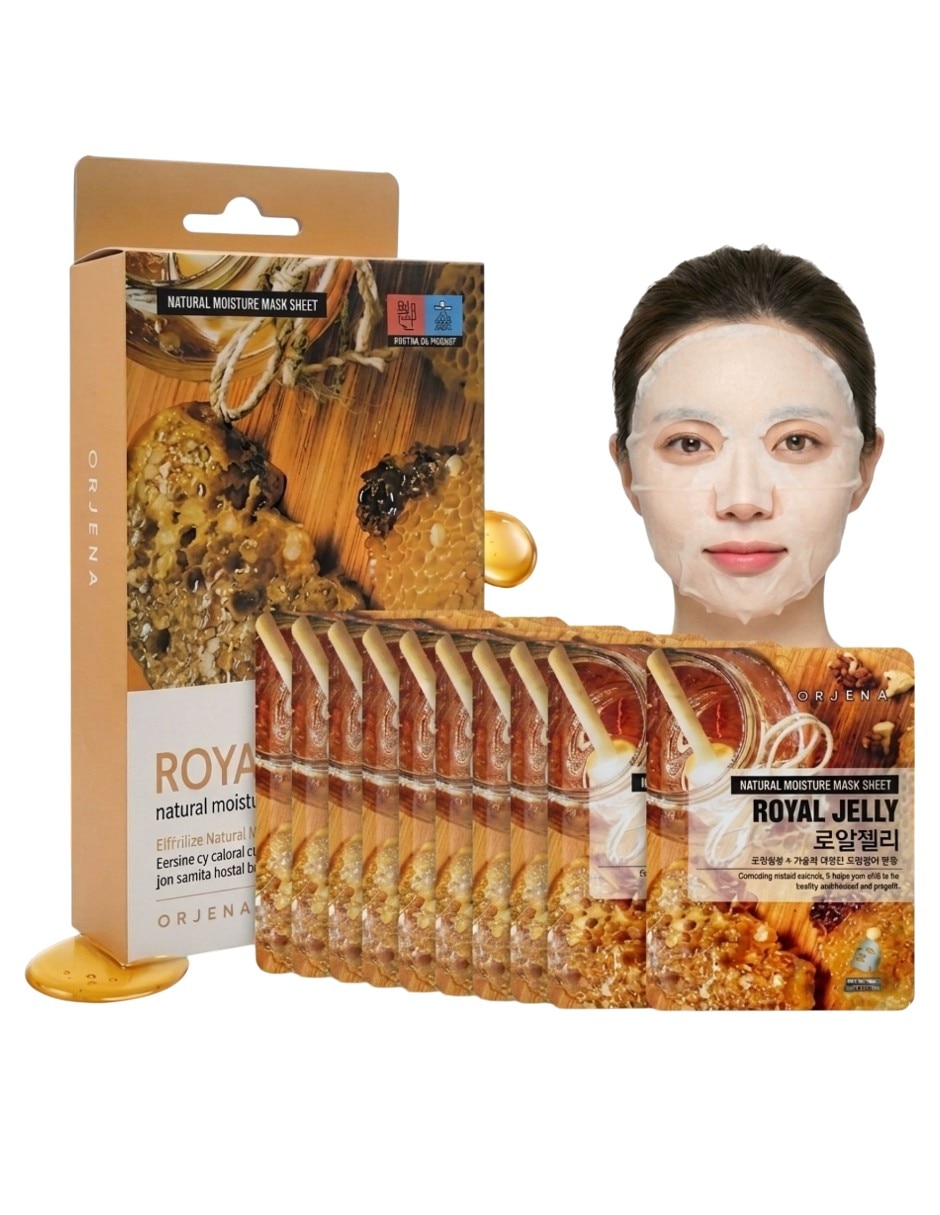 Mascarilla facial Moisture Royal Jelly antioxidante