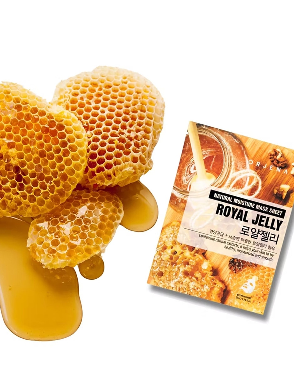 Mascarilla facial Moisture Royal Jelly antioxidante 3