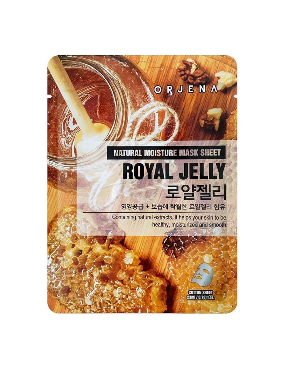 Mascarilla facial Moisture Royal Jelly antioxidante 4