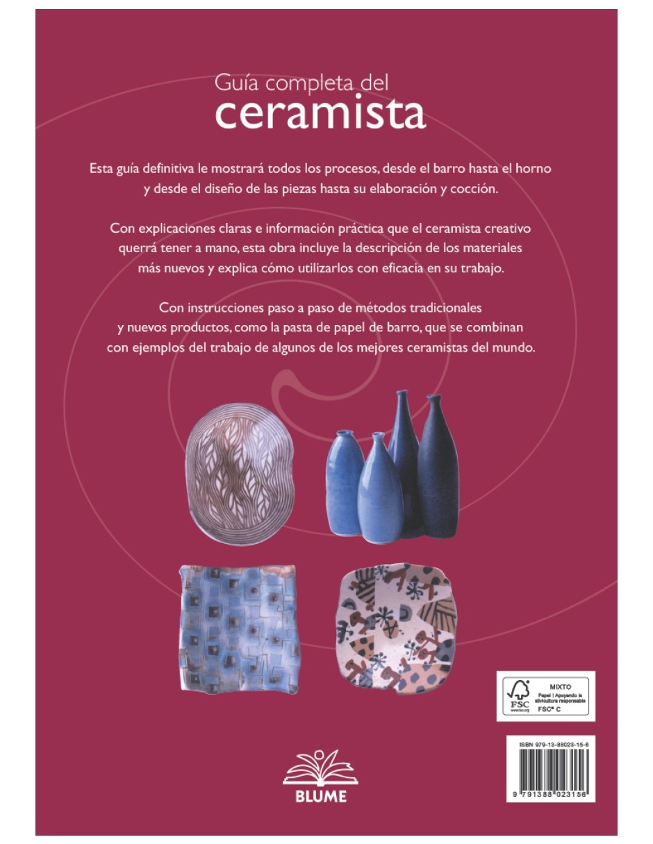 Libro Guía completa del ceramista de Steve Mattison