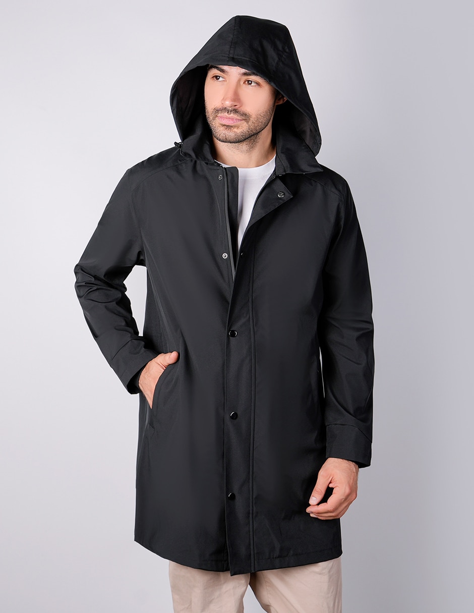 Abrigo greenlander con capucha para hombre
