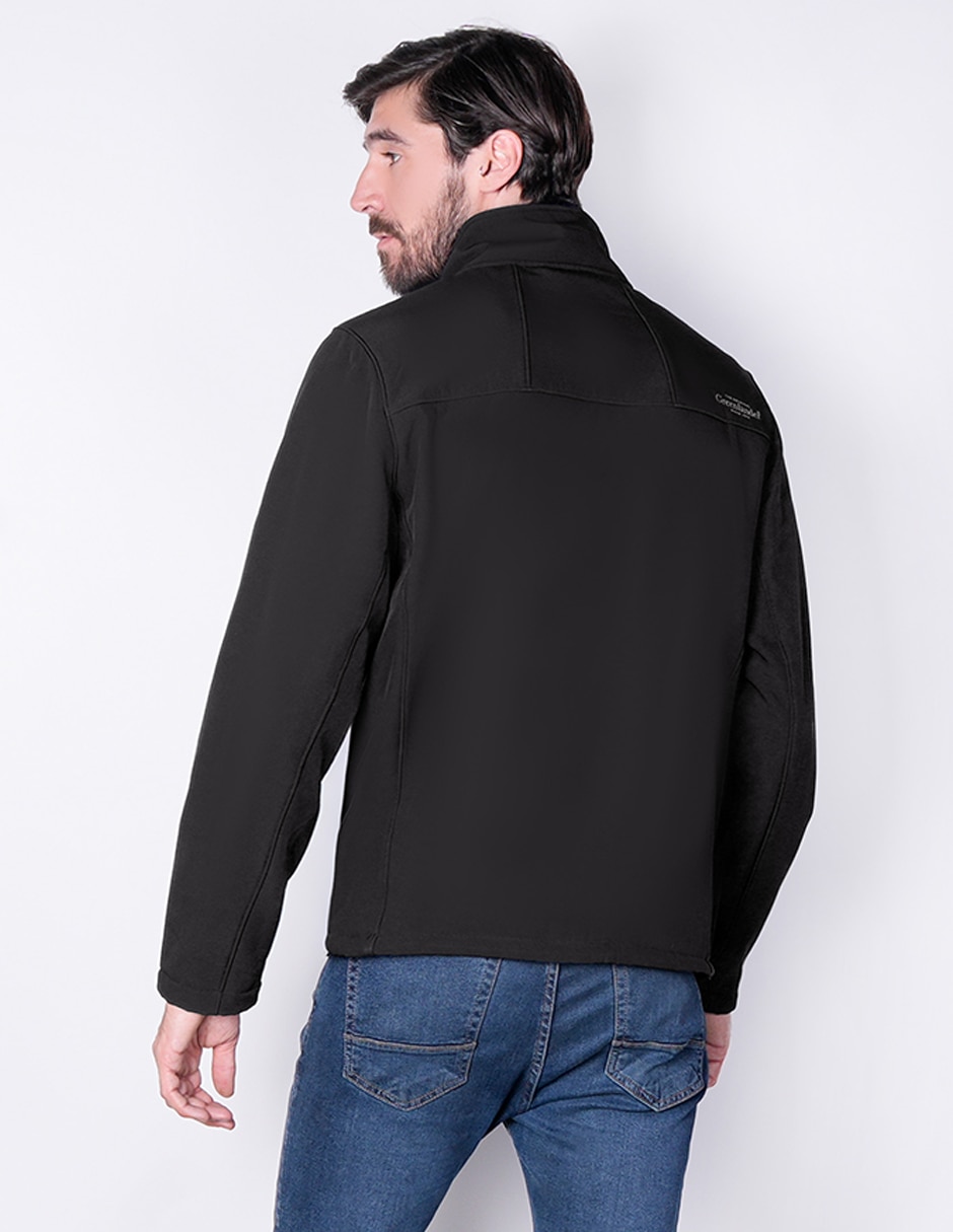 Chamarra casual Softshell impermeable con bolsillos para hombre 3