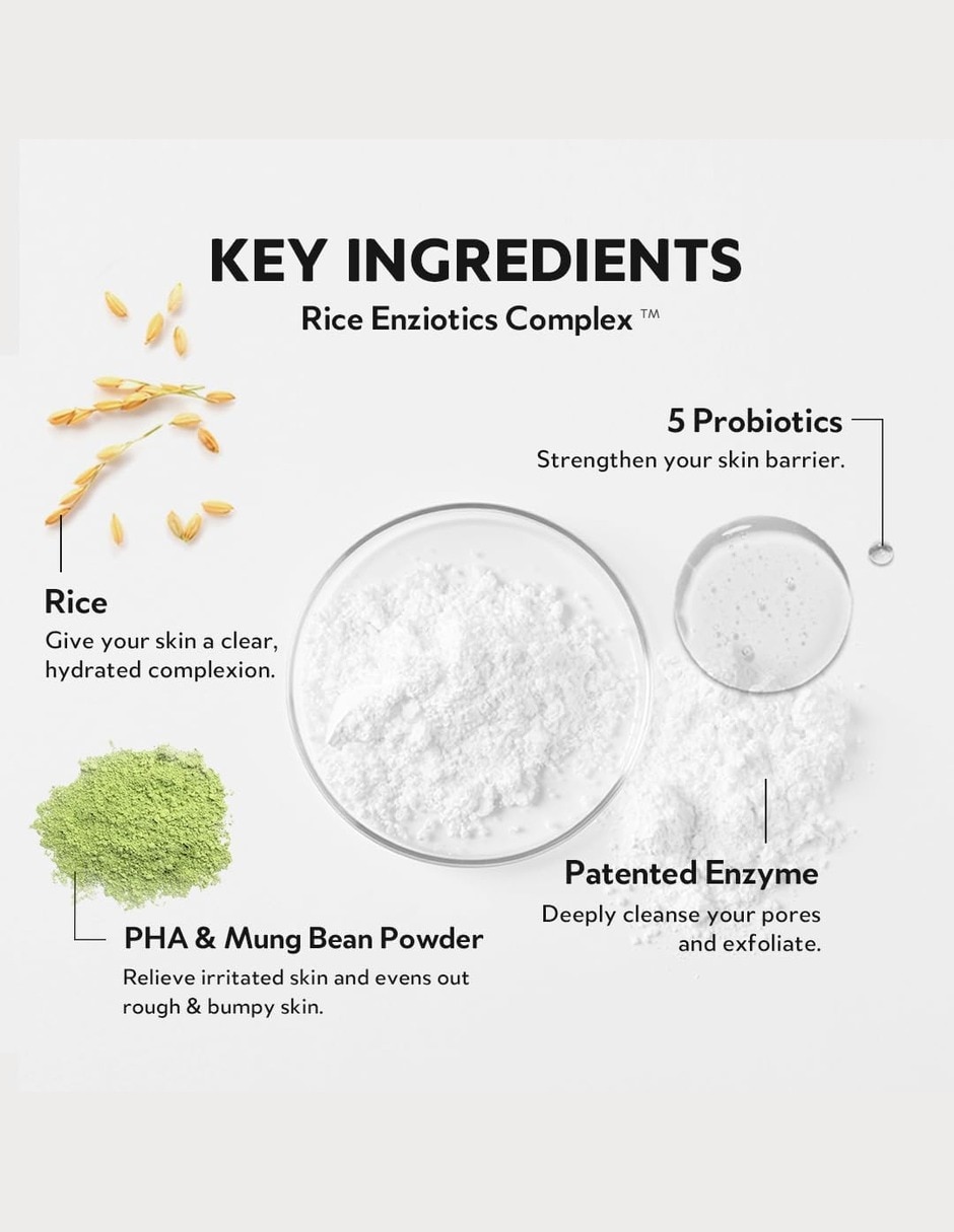 Jabón facial Hydro Boost Enzyme Powder Wash 3