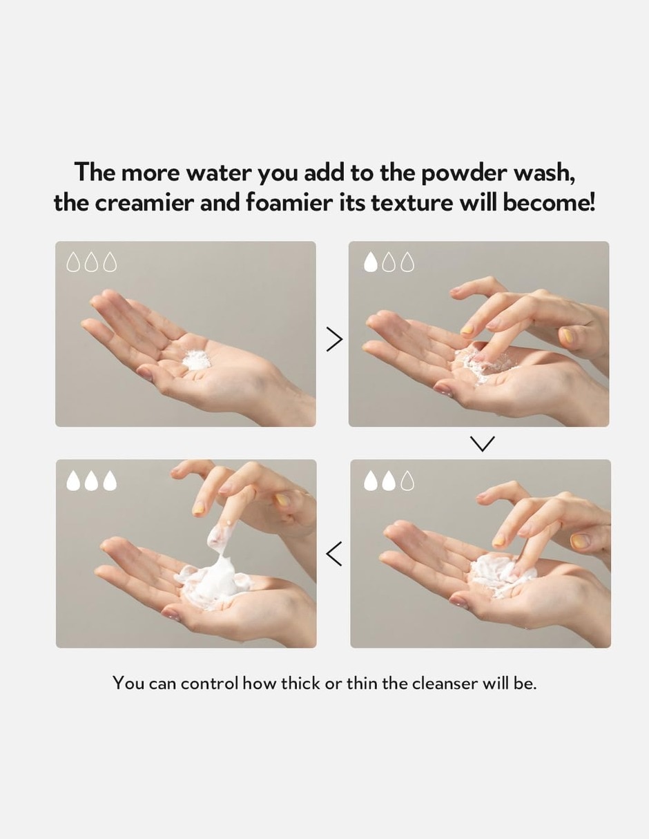 Jabón facial Hydro Boost Enzyme Powder Wash 5