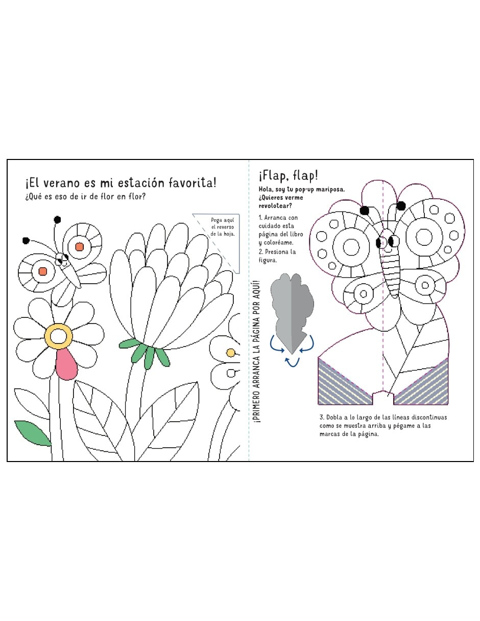 Libro animales diseña tu propio libro pop up para colorear de varios autores 5
