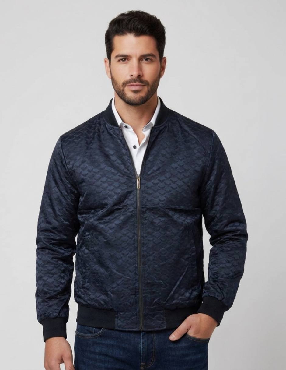 Chamarra casual modercon bolsillos para hombre Chamarra casual modercon bolsillos para hombre