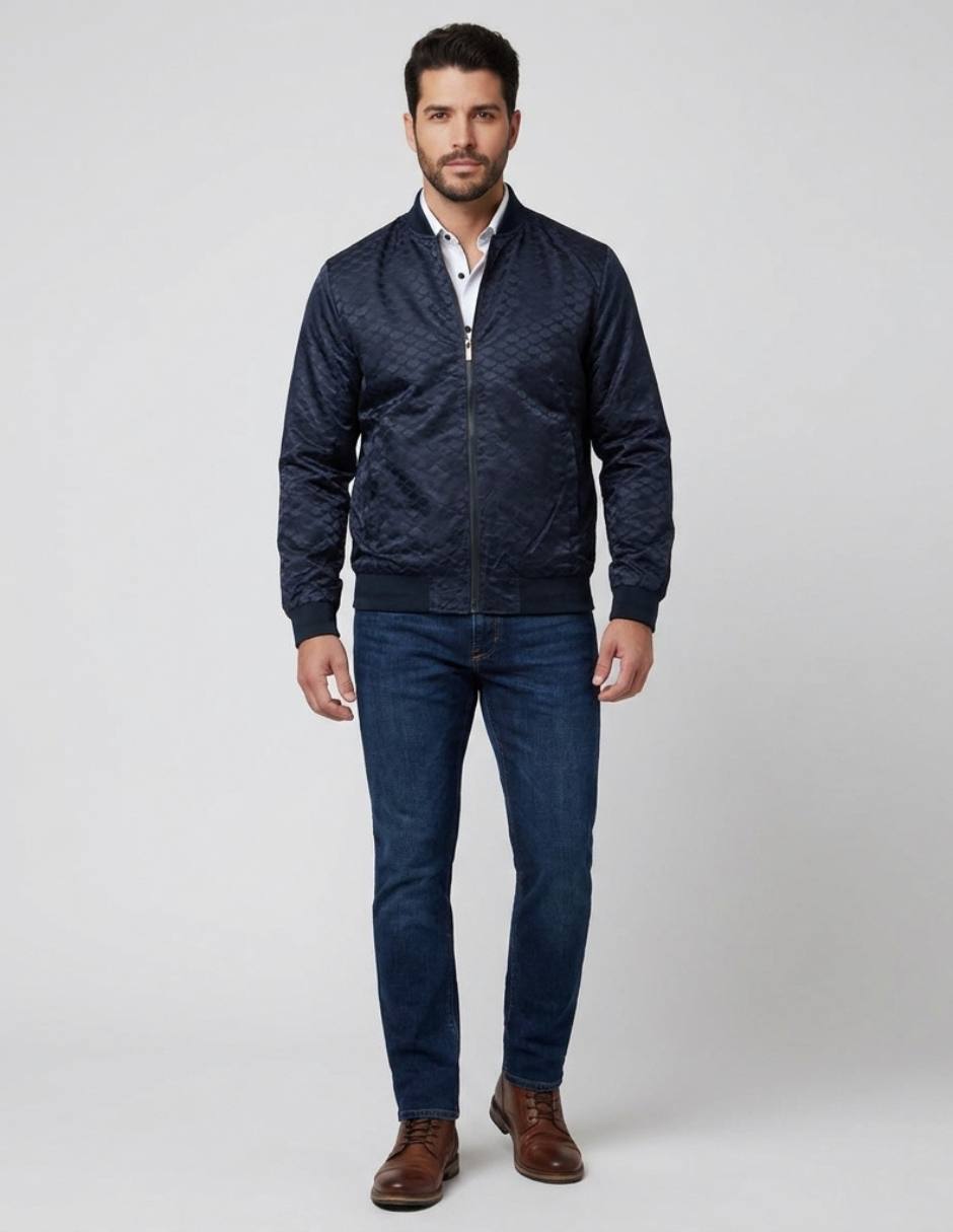 Chamarra casual modercon bolsillos para hombre 4