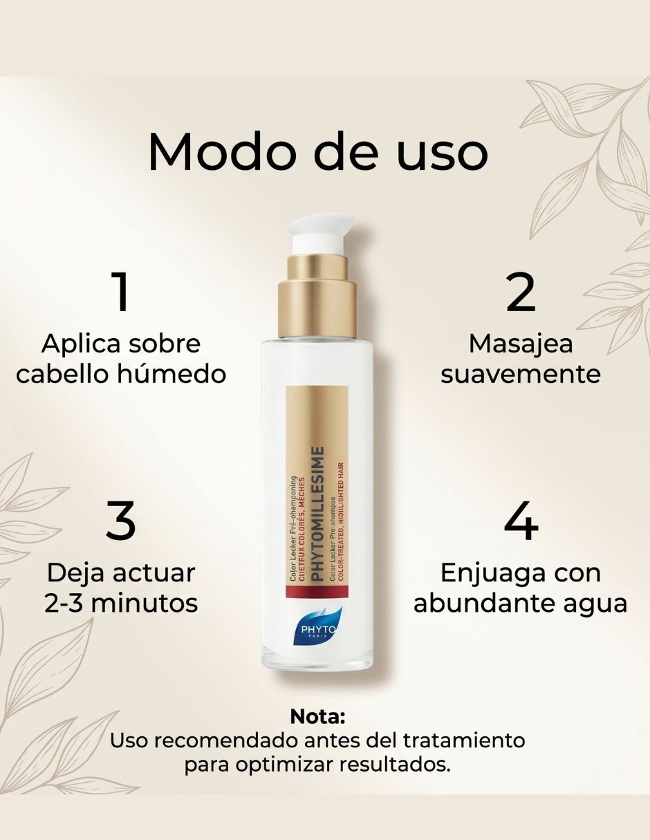 Shampoo protector de color para cabello Teñido millésime 2