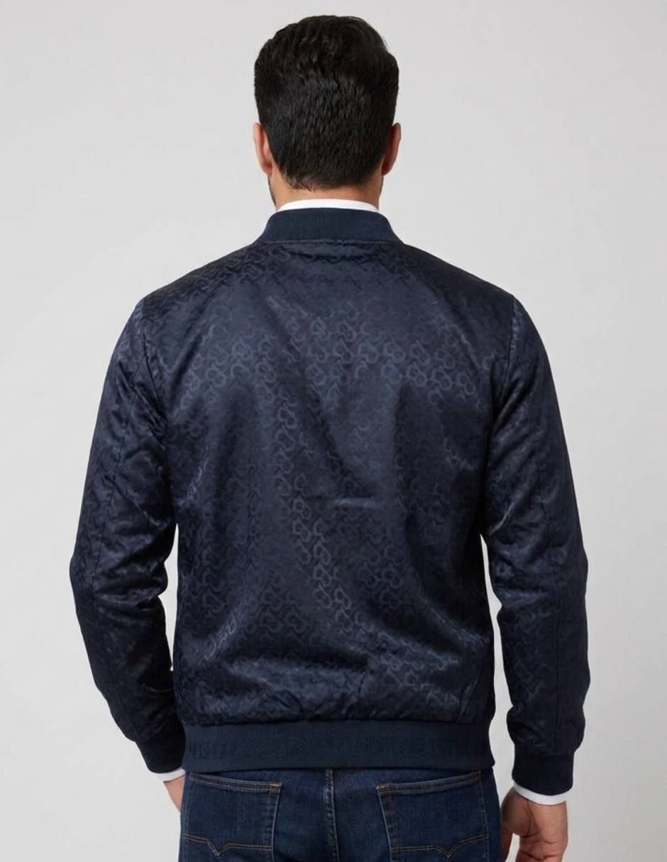 Chamarra casual con bolsillos para hombre 2
