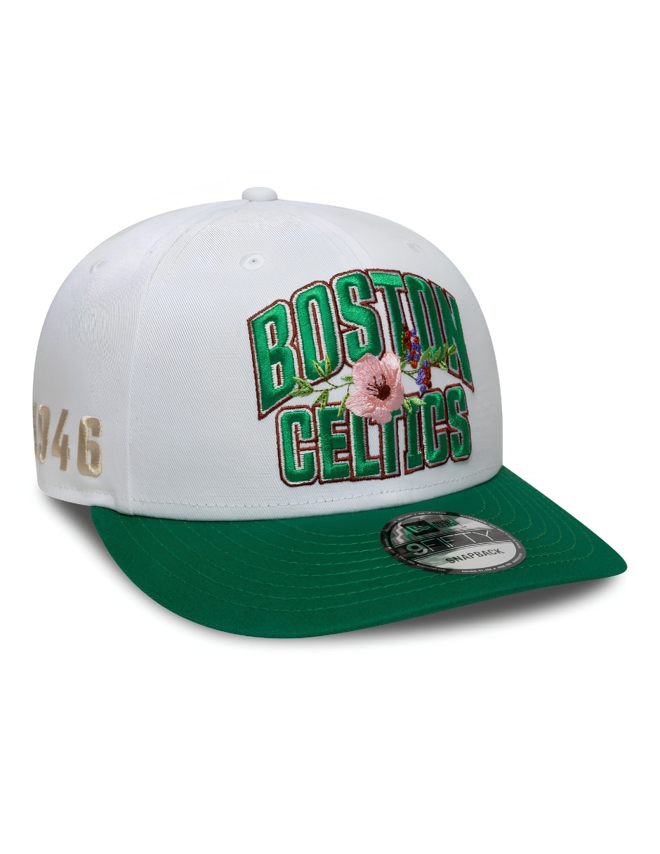 Gorra visera curva snapback para básquetbol Boston Celtics unisex 3