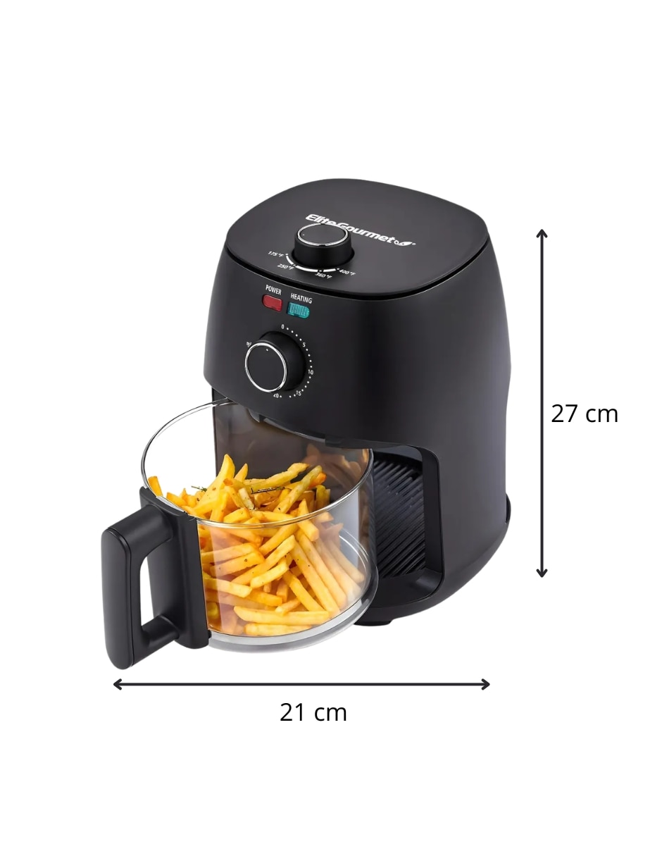 Freidora de aire Elite Gourmet 2.3 L EAF2305