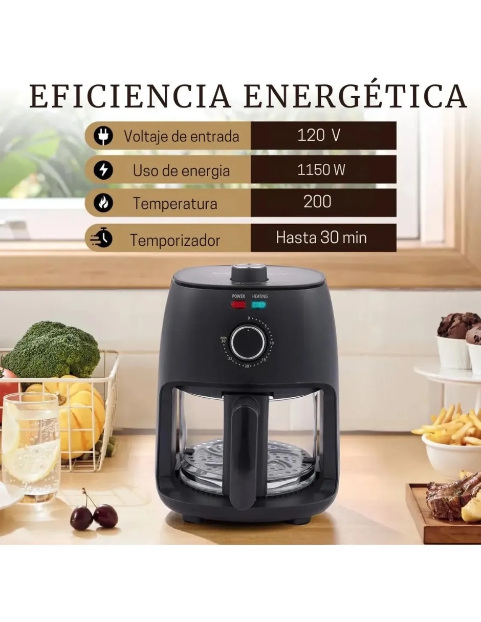 Freidora de aire Elite Gourmet 2.3 L EAF2305