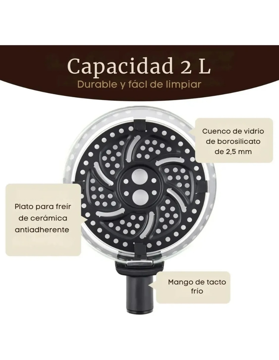 Freidora de aire Elite Gourmet 2.3 L EAF2305