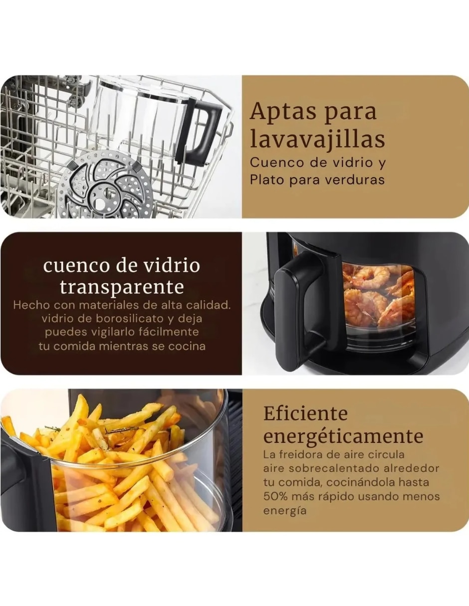 Freidora de aire Elite Gourmet 2.3 L EAF2305