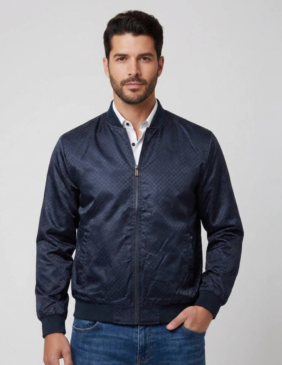 Chamarra casual con bolsillos para hombre Chamarra casual con bolsillos para hombre