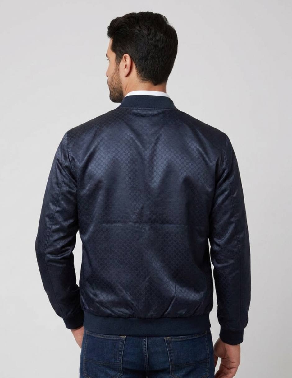Chamarra casual con bolsillos para hombre 2