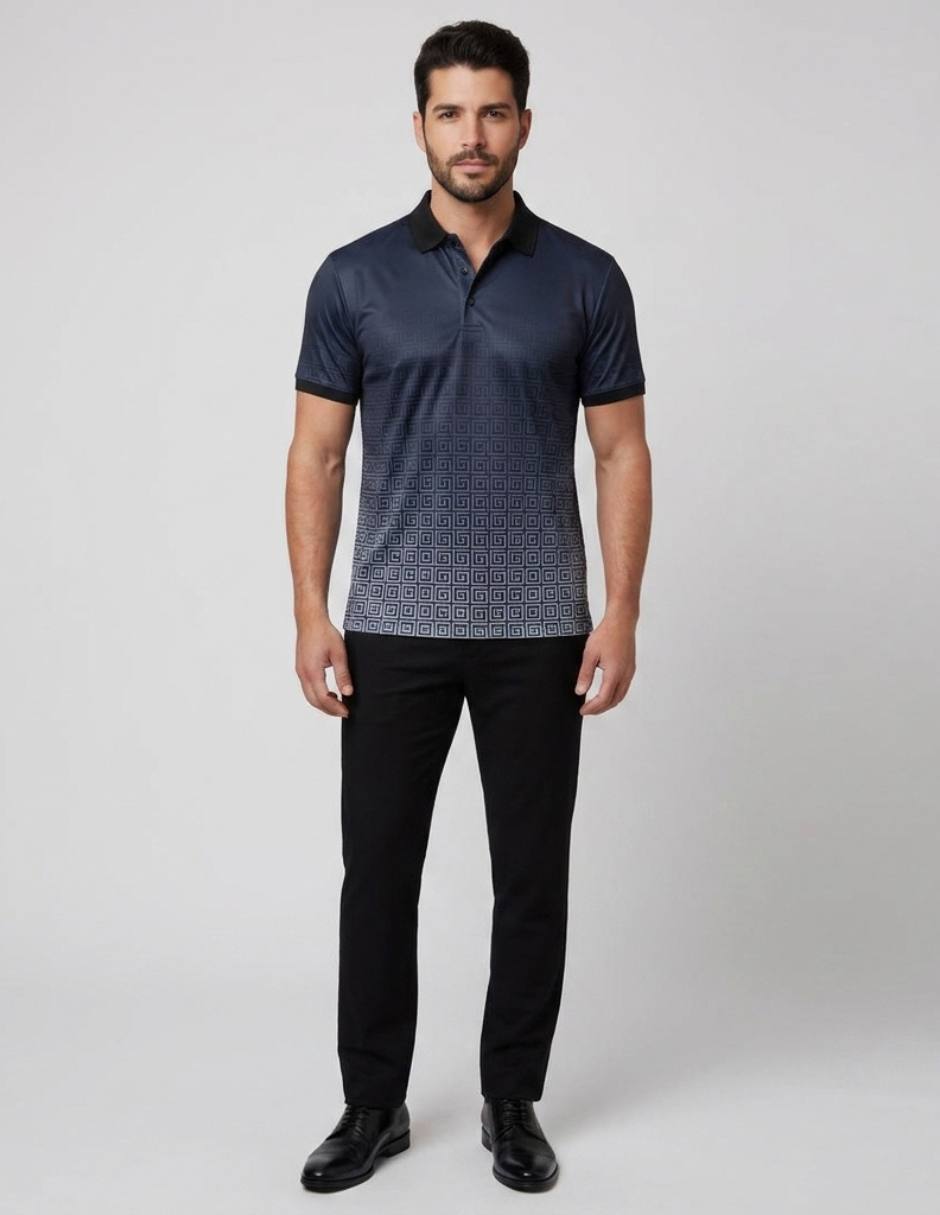 Playera tipo polo Benziny para hombre