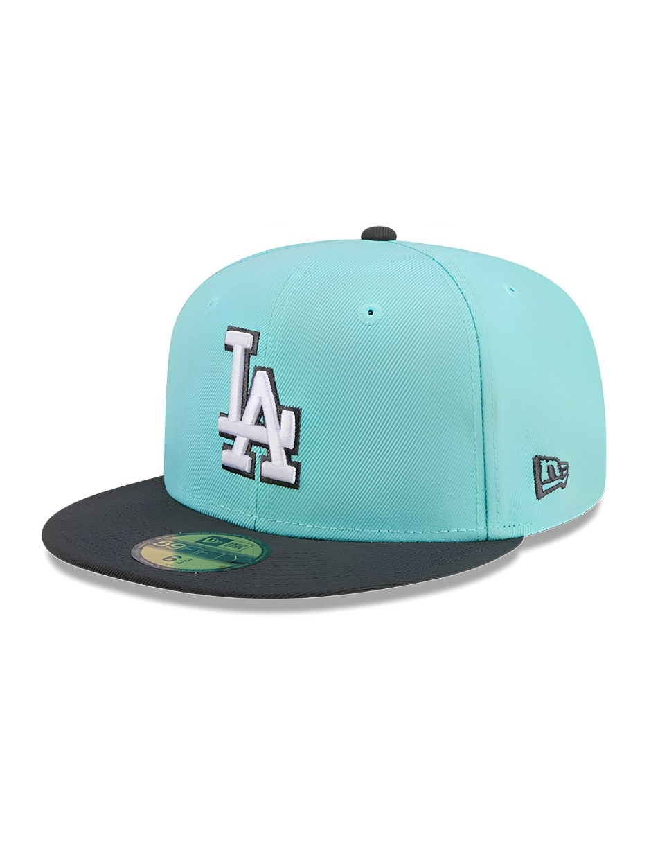 Gorra visera plana cerrada para béisbol New Era Los Angeles Dodgers unisex