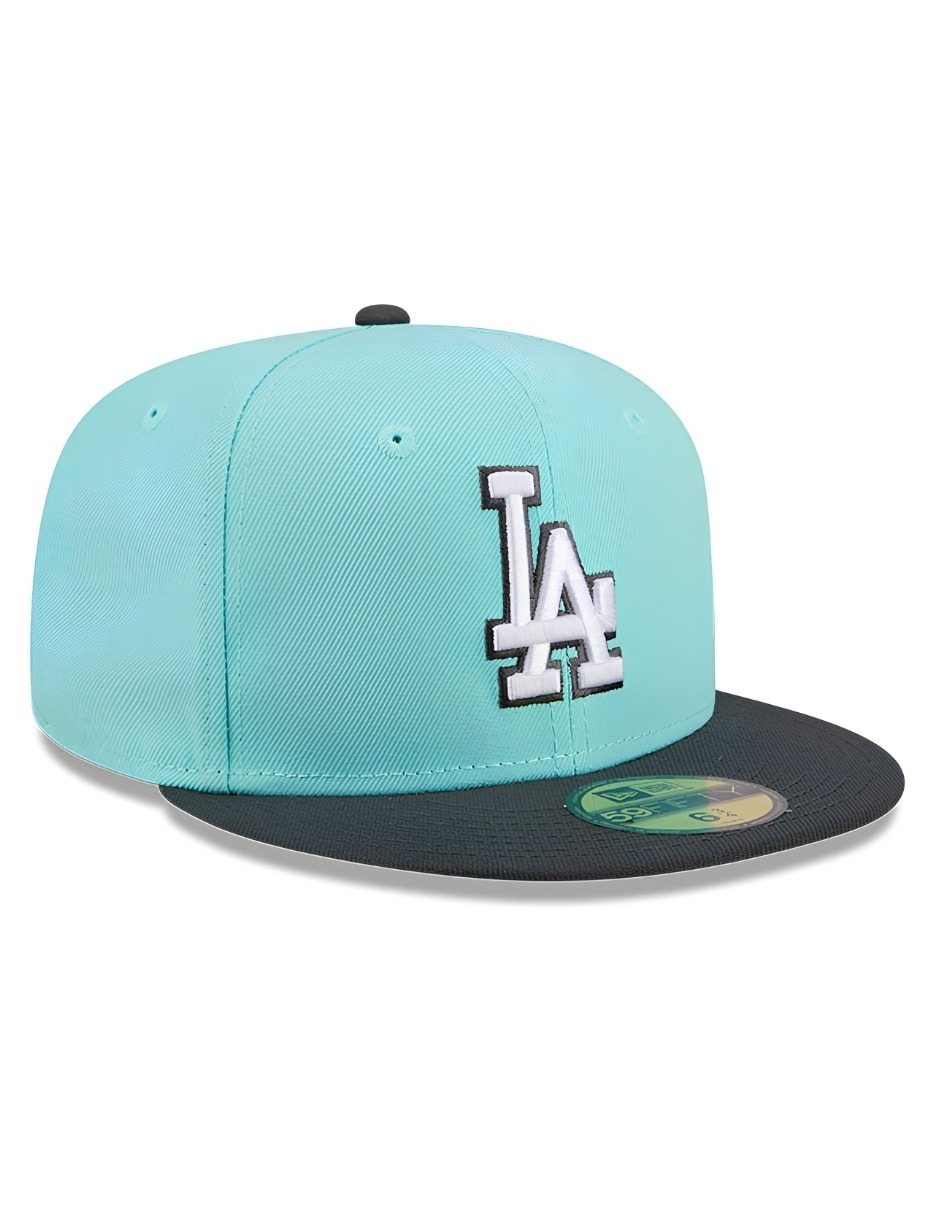 Gorra visera plana cerrada para béisbol New Era Los Angeles Dodgers unisex