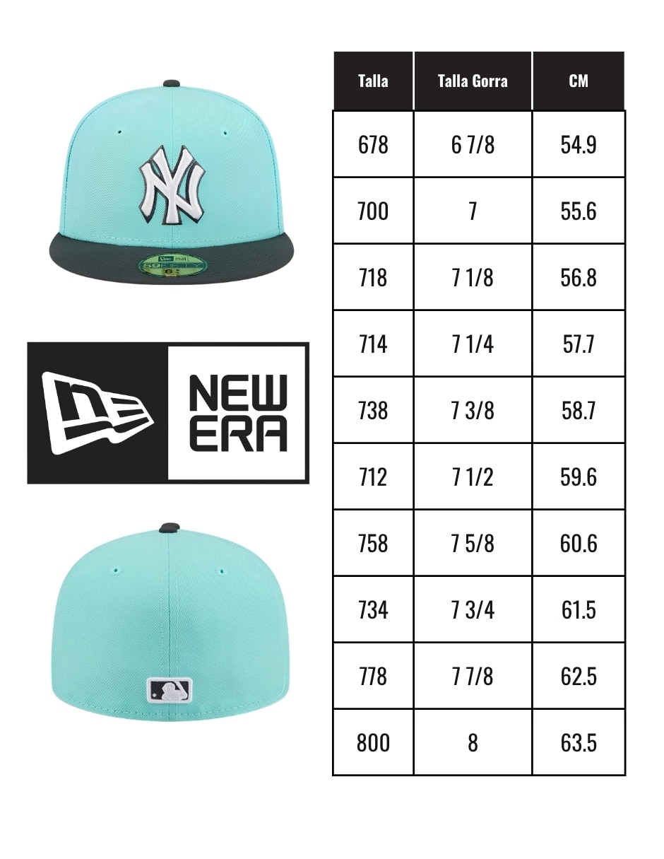 Gorra visera plana cerrada para béisbol New York Yankees unisex 4