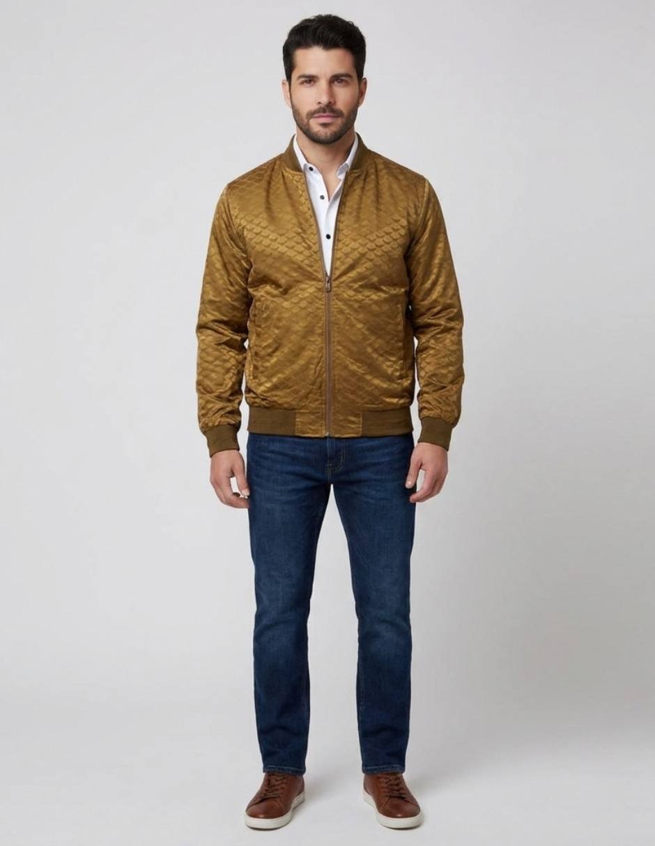 Chamarra casual con bolsillos para hombre 4