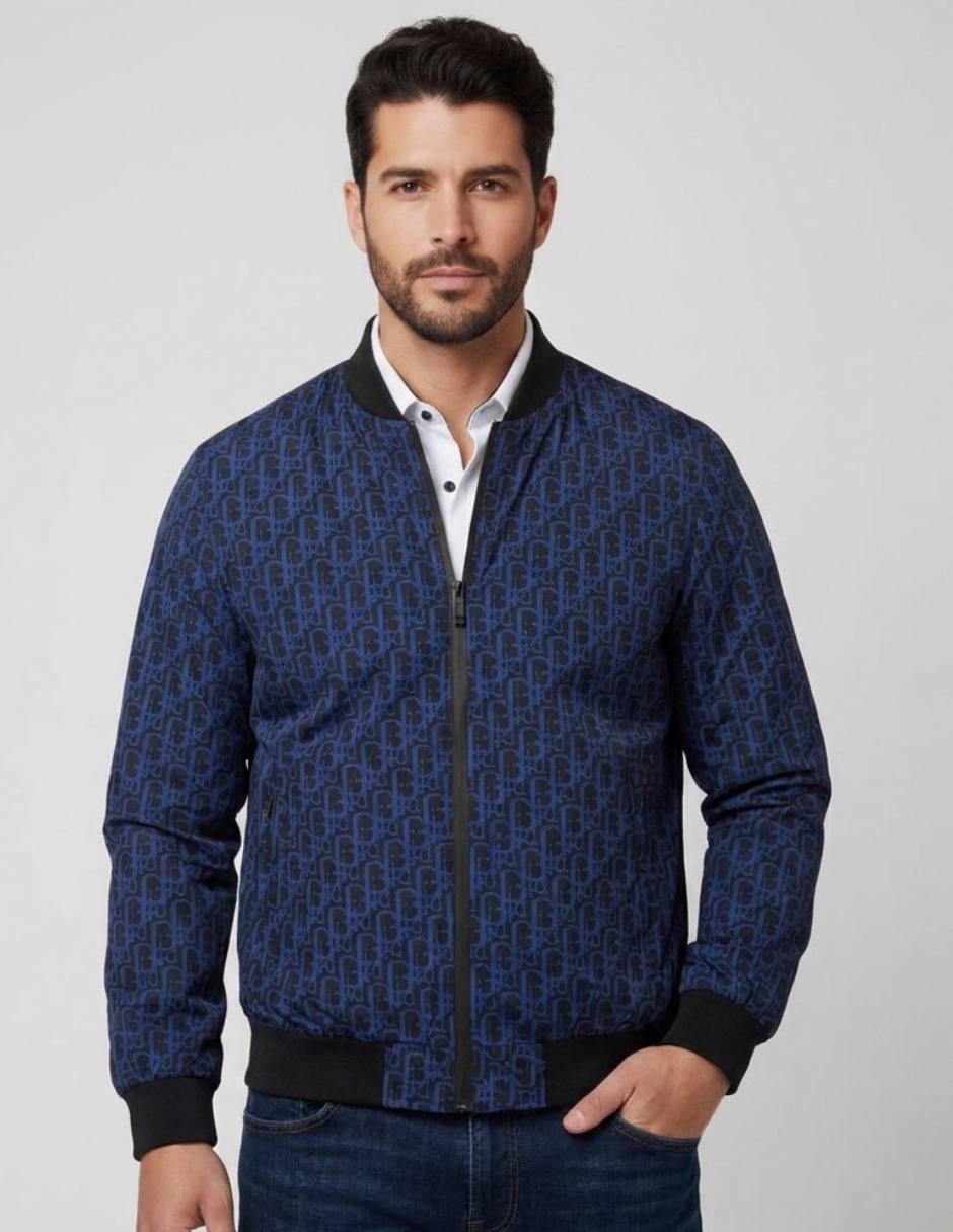 Chamarra casual con bolsillos para hombre Chamarra casual con bolsillos para hombre