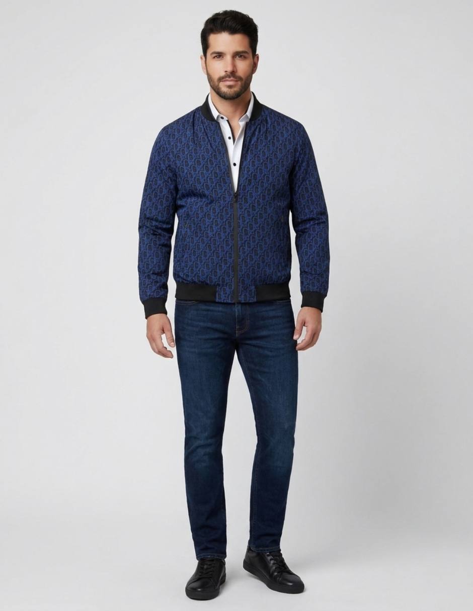 Chamarra casual con bolsillos para hombre 4