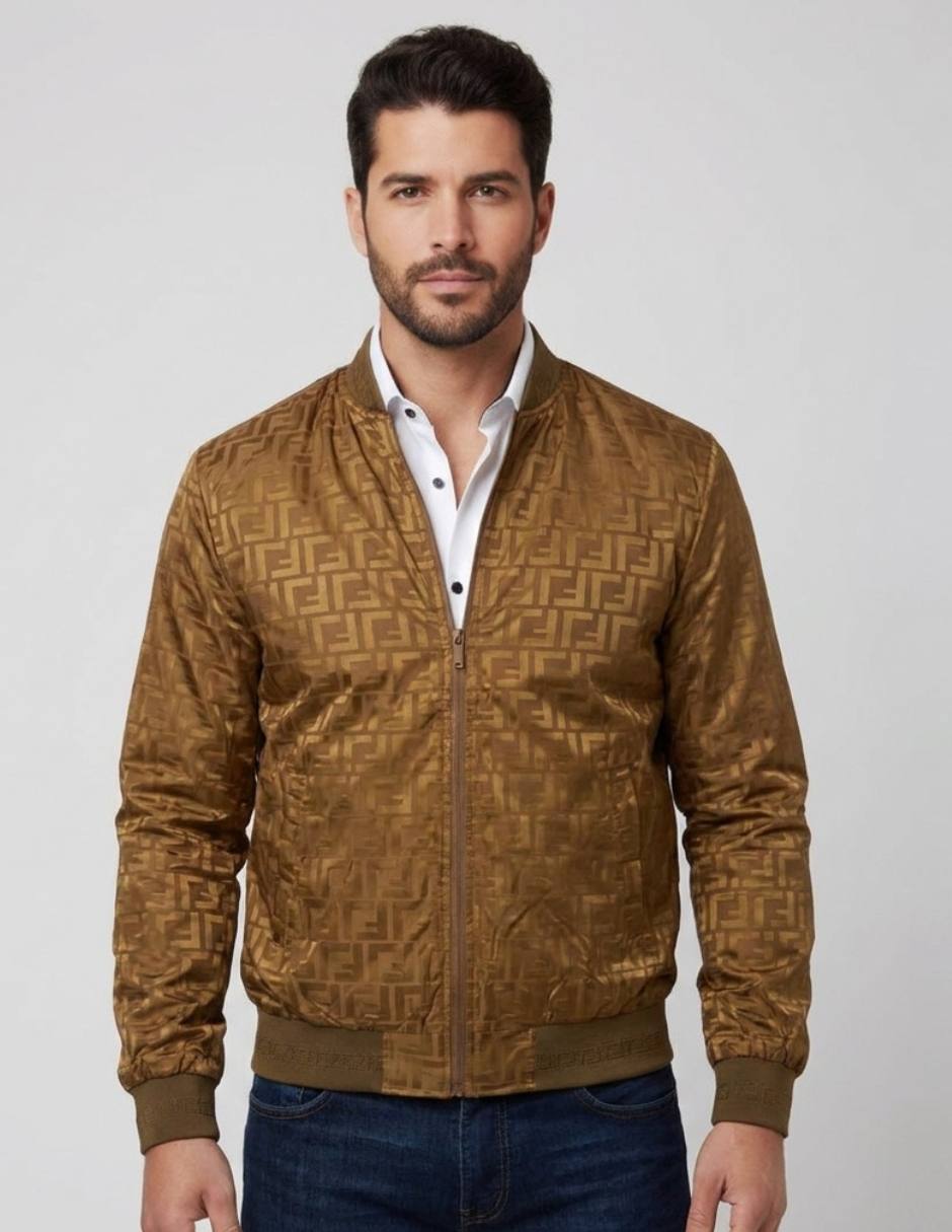 Chamarra casual con bolsillos para hombre Chamarra casual con bolsillos para hombre
