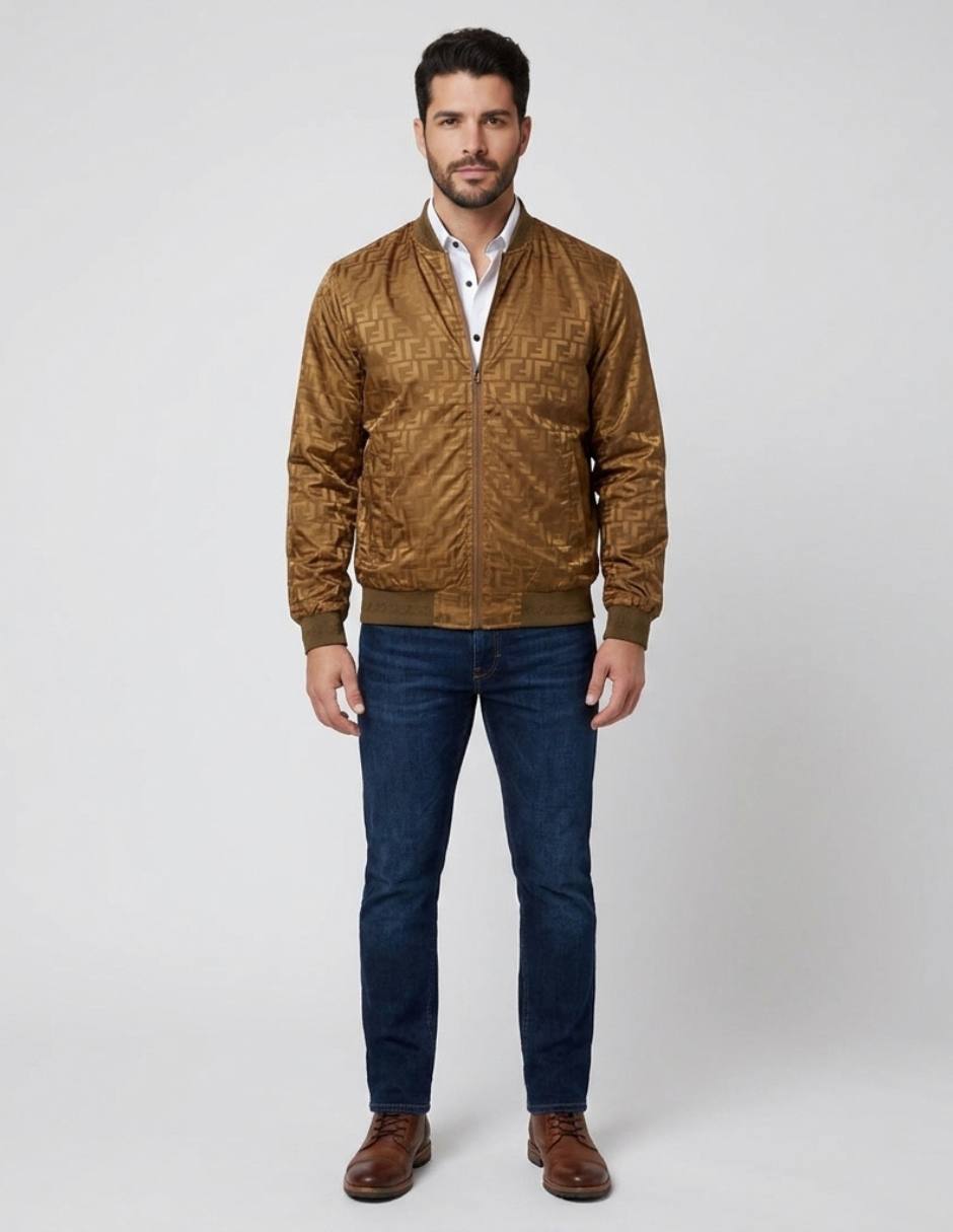 Chamarra casual con bolsillos para hombre 4