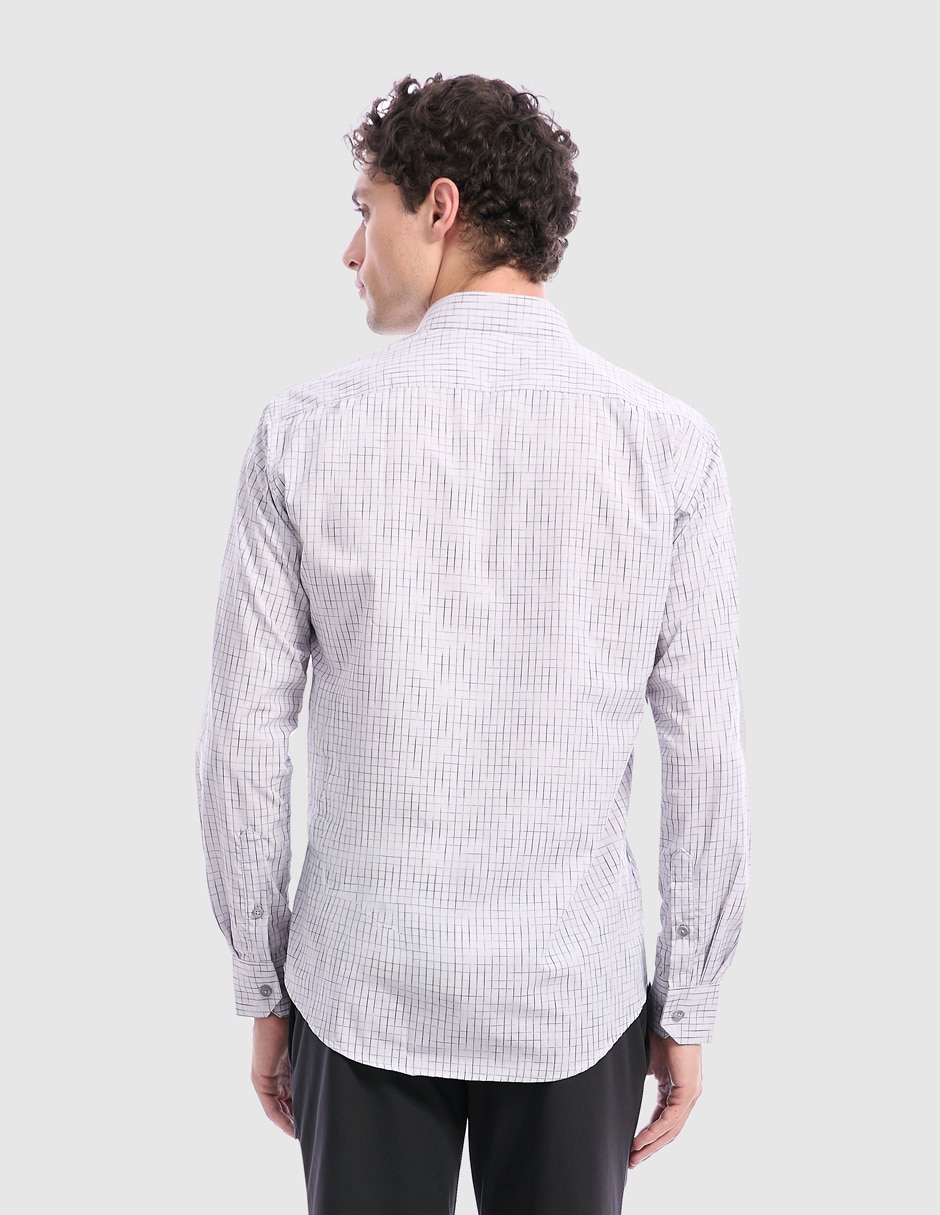 Camisa casual de manga larga para hombre 2