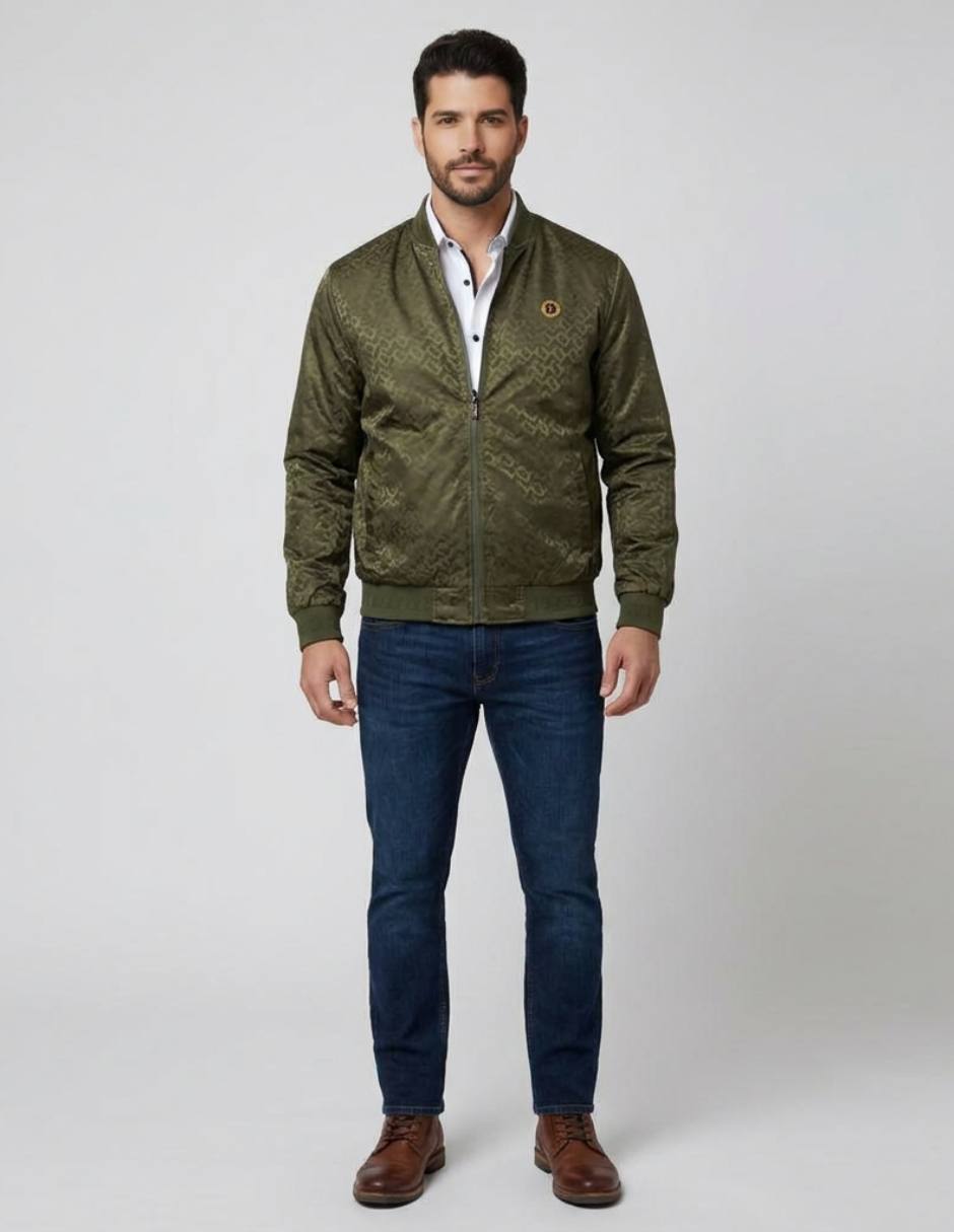 Chamarra casual con bolsillos para hombre 4