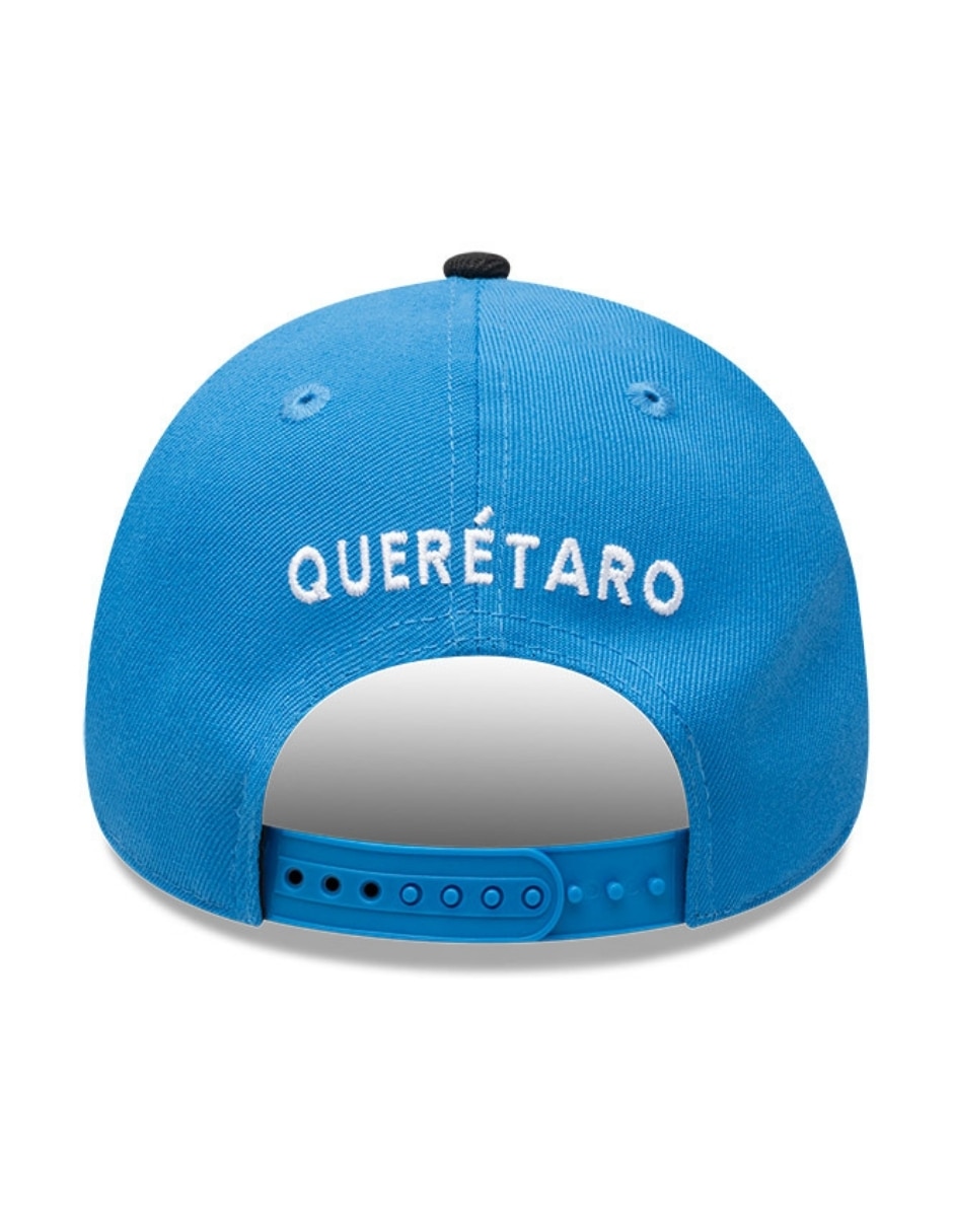 Gorra visera curva snapback para fútbol new era querétaro fútbol club para hombre