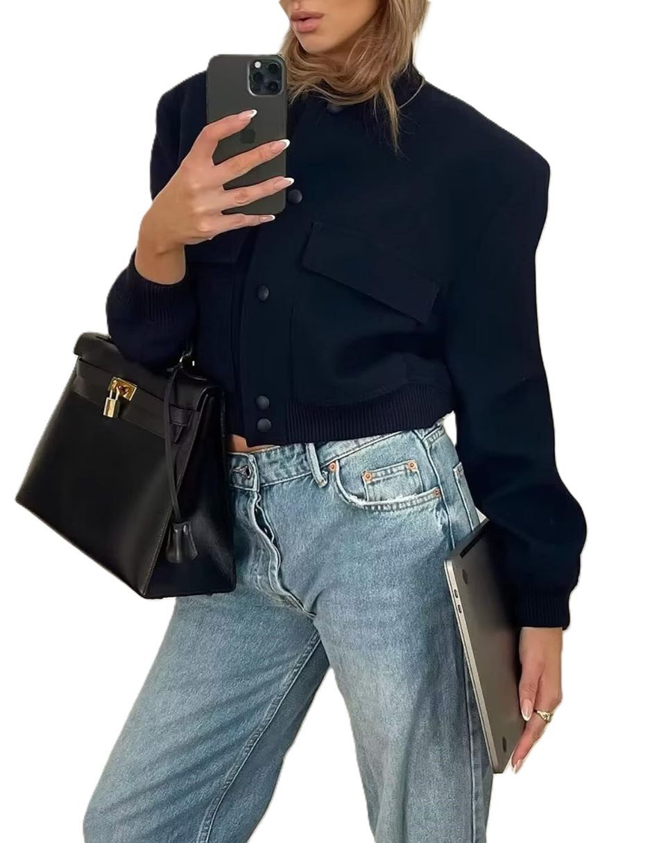 Chamarra bomber no para mujer 4